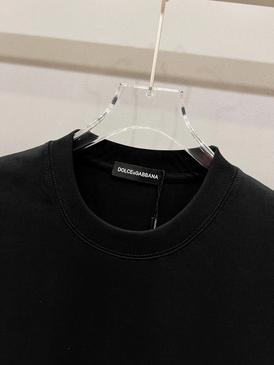 110👍D&G logo Logo Same Style T Versatile ( ) : Black White Size：S M L XL
